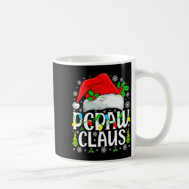 Pepaw Claus Funny Christmas Family Matching  Coffee Mug (Right)