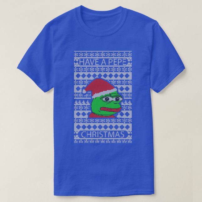 Pepe Christmas  T-Shirt (Design Front)
