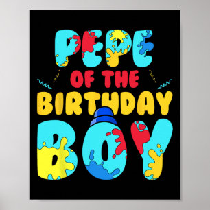 Pepe Of The Birthday Boy Gaming Party Gamer Kids G Poster