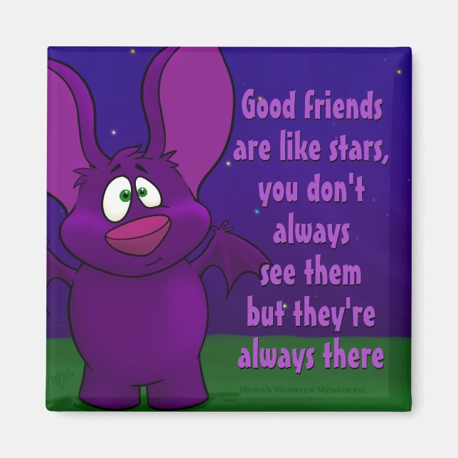 Pepe the Bat, w/quote magnet (Front)