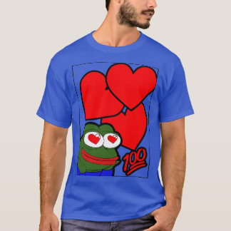 PEPE THE FROG IN 100 LUV T-Shirt