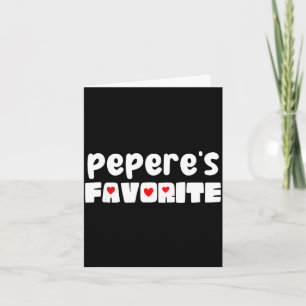 Pepere's favourite grandchild funny mother's day card