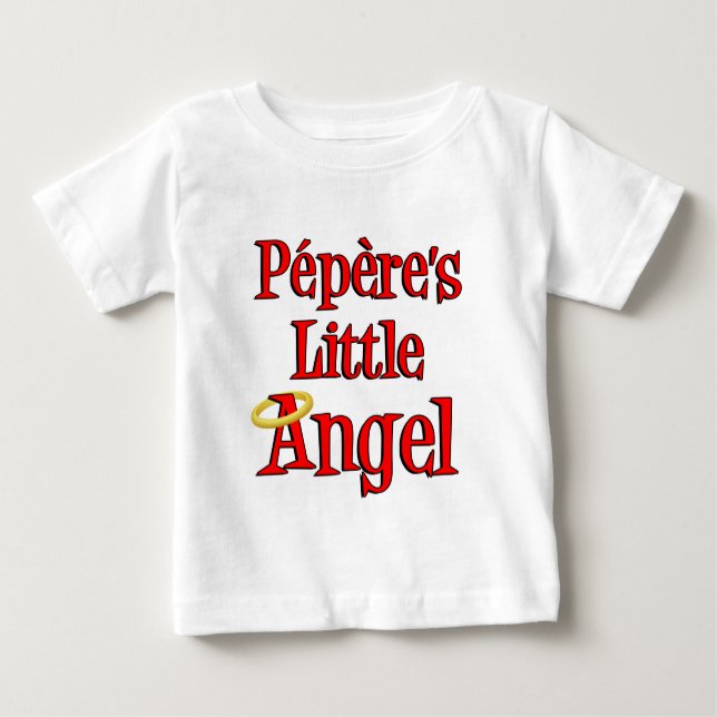 Pepere's Little Angel Baby T-Shirt (Front)