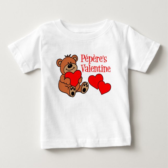 Pepere's Valentine Baby T-Shirt (Front)