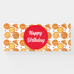 Peperroni ,Cheese And Margherita Pizza Banner