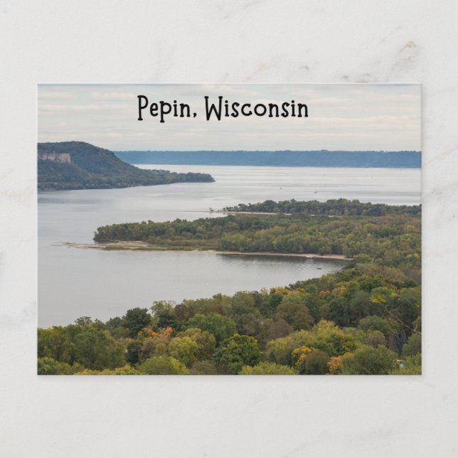 Pepin Wisconsin Postcard (Front)