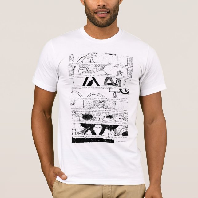 peploe/artist & hall/poet t shirt poem Joe Prince (Front)