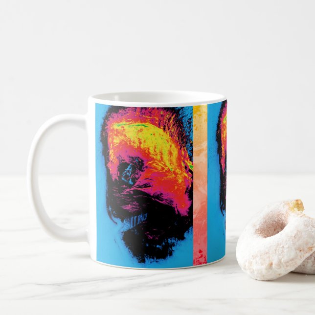pepper and plastic silenced coffee mug (With Donut)
