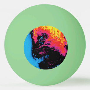 pepper and plastic silenced ping pong ball