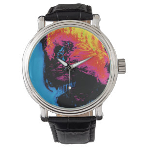 pepper and plastic silenced watch