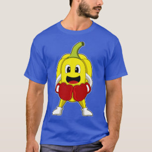 Pepper as Boxer with Boxing gloves T-Shirt