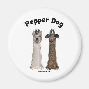 Pepper Dog and Salty Dog Magnet