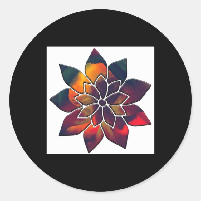 Pepper Flower Or Maybe A Christmas Star Sticker  (Front)