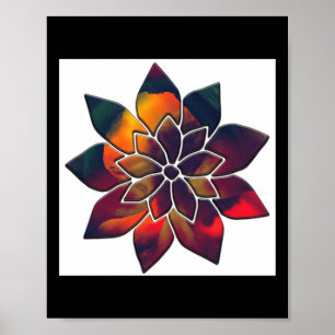 Pepper Flower Or Maybe A Christmas Star Sticker  Poster