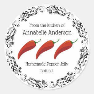 Pepper Jelly Label Personalise