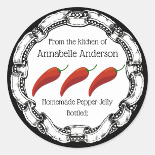 Pepper Jelly Label Personalise