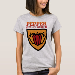 Pepper Kitchen Garden Hot Sauce Lover Graphic T-Shirt