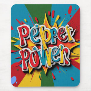"Pepper Power Explosion" Mouse Pad