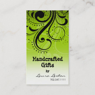 Pepper Swirl Business Card template