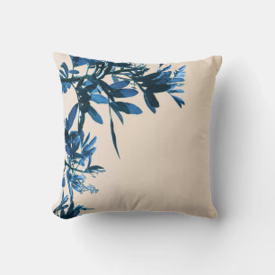 Pepper Tree Flowers Leaves Nature Pillow Cushion