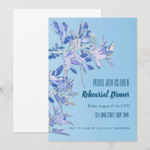 Pepper Tree Wedding Rehearsal Dinner Invite Card