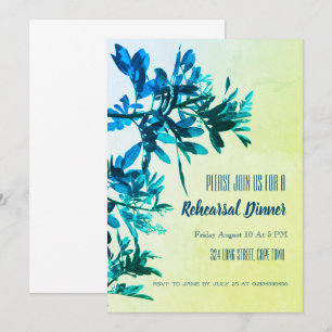 Pepper Tree Wedding Rehearsal Dinner Invite Card
