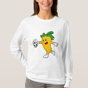Pepper Vegan as Soccer player with Soccer.PNG T-Shirt