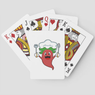 Pepper Vegan Cook Playing Cards