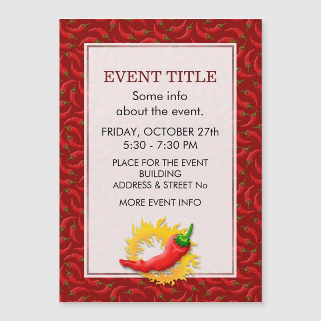 Pepper with flame (Front)