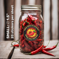 Pepper with Flame Label