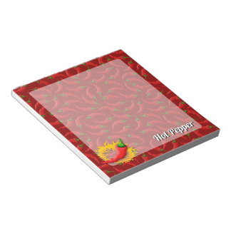 Pepper with Flame Notepad