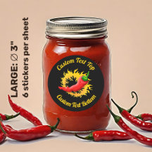 Pepper with Flame Sticker