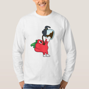 Pepper with Pot of Coffee T-Shirt