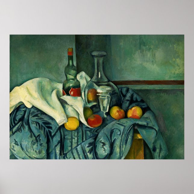 Peppermint Bottle (Paul Cezanne) Poster (Front)