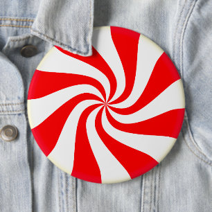Peppermint Candy 6 Cm Round Badge
