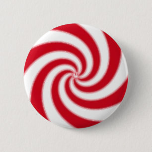 Peppermint Candy 6 Cm Round Badge