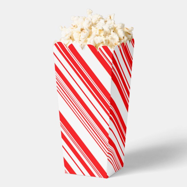 Peppermint Candy Canes Christmas Favour Box (Popped)