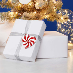 Peppermint Candy Heart  Favour Tags
