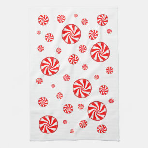 Peppermint Candy Holiday Kitchen Towel