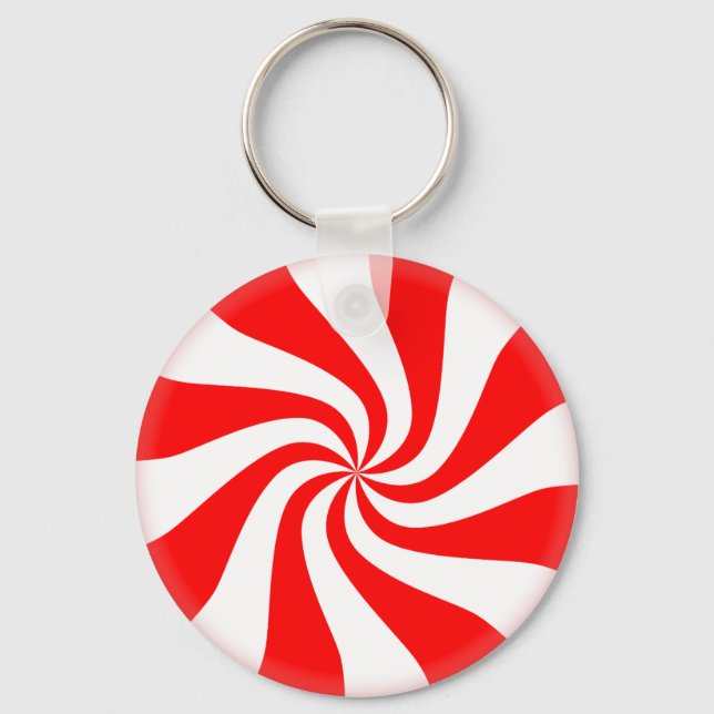 Peppermint Candy Key Ring (Front)
