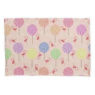 Peppermint Candy Mints Christmas,candy canes Pillowcase