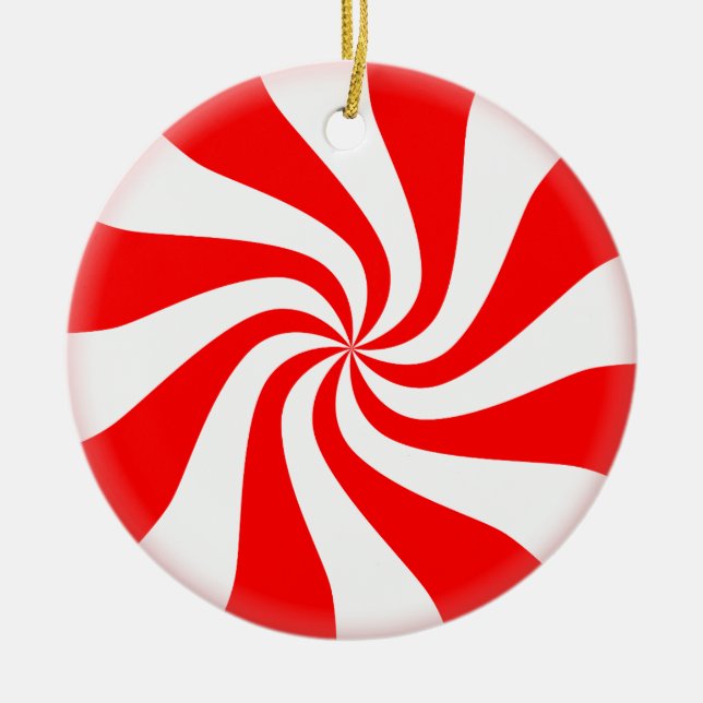Peppermint Candy Ornament (Front)