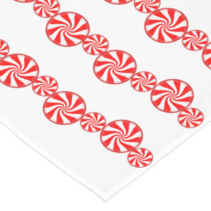 Peppermint Candy Short Table Runner
