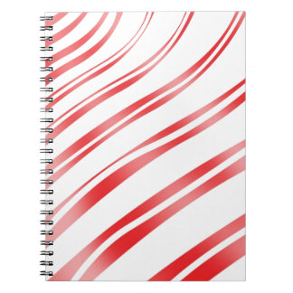 Peppermint Candy Stripe Notebook