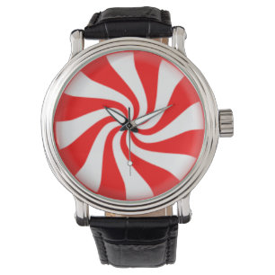 Peppermint Candy Swirl Watch