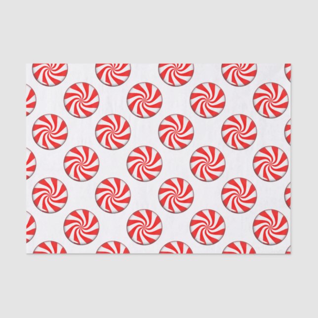 Peppermint Candy Tissue Paper (Front)