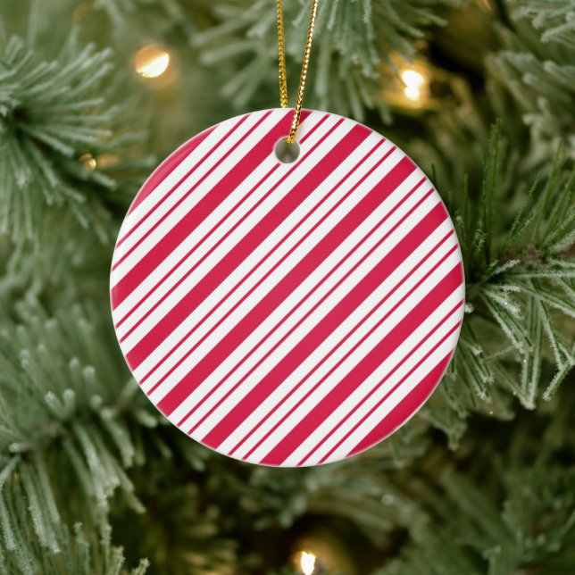 Peppermint Christmas Candy Ornament (Tree)