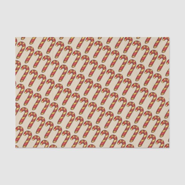 Peppermint Christmas Cookie Candy Cane Baking Xmas Tissue Paper (Front)