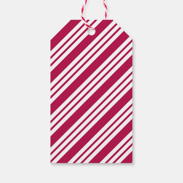 Peppermint Christmas Cookies Gift Tag (Back)