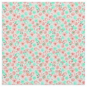 Peppermint Christmas  fabric